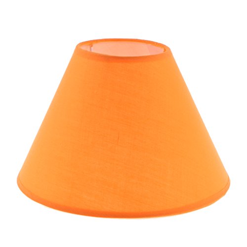 joyMerit Lámpara De Mesa Pantalla Estándar Lámpara De Luz para Estudio Dormitorio Cocina - Naranja, Individual