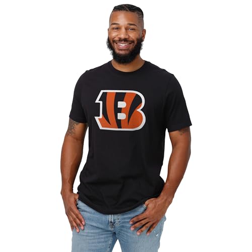 Image of FOCO Men's NFL Team Primary Logo Black Short Sleeve T-Shirt