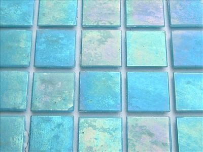 Mosaic Heaven Blue 75 Sheet Baby Iridescent 20Mm Mosaic Tiles