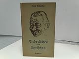  Liederliches und Lyrisches,Verse vom vergnüglichen Leben. Feldpost-Ausgabe.