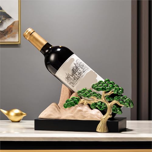 Soporte para Botella de Vino con Diseño de Árbol de Pino miniatura 3