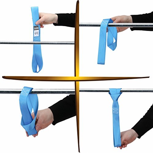 Four Soft Loop Ties 1.5"X17" | Tie-Down Motorcycle, Atv, Dirt Bike, Kayak, Paddle, Surfboard, Powersport Vehicles, Accessories | Pickup Truck, Box Van, Minivan, Suv, Trailer, Warehouse, Dock, Boat #TOP2