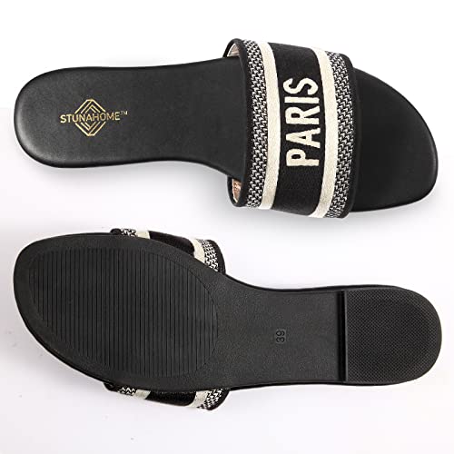 STUNAHOME Summer Flat Sandals for Women Fashion slide Sandals Womens3