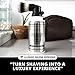 Legacy Shave The Ultimate Shaving Experience - World's 1st Shaving Can Brush Attached to a Can of Premium Shaving Cream w/Aloe works with all razors even Straight, Double Edge - Giftable (Black)
