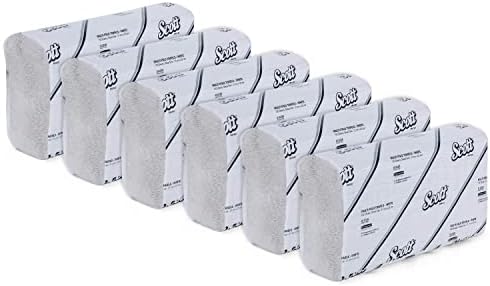 Scott Multifold Paper Towels with Fast-Drying Absorbency Pockets, White, 30 Packs per Case, 150 M-Fold towels per Pack, 4500 M Fold sheets (1222A)