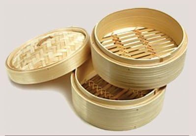 Oriental Mascot 10'' Bamboo Steamer BEST ON THE MARKET!
