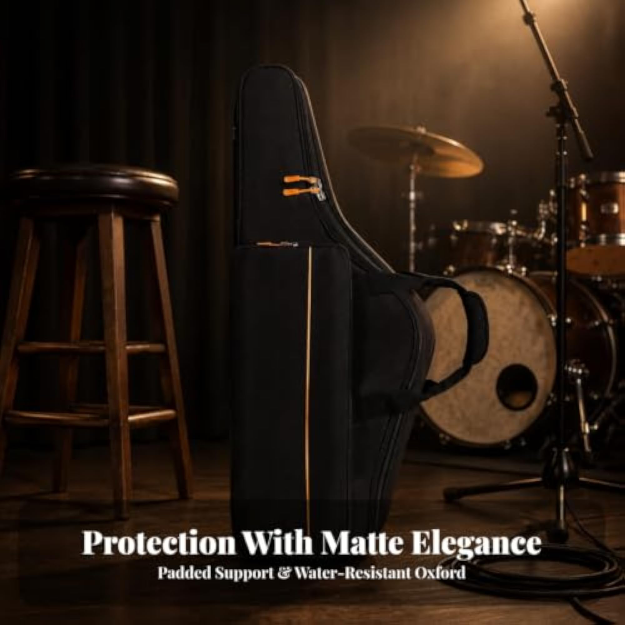 Thickly Padded Tenor Saxophone Gig Bag, Lightweight Backpack Case