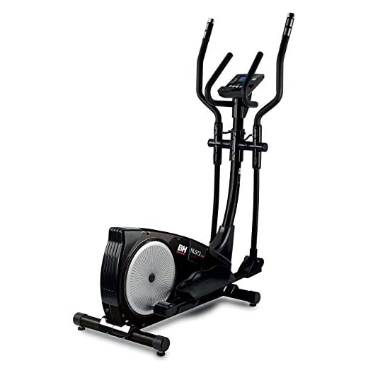 BH i.NLS12 Dual Black Magnetischer Crosstrainer mit 30 cm und 10 kg Schwungsystem, ideal für den Einstieg in den Indoor-Sport