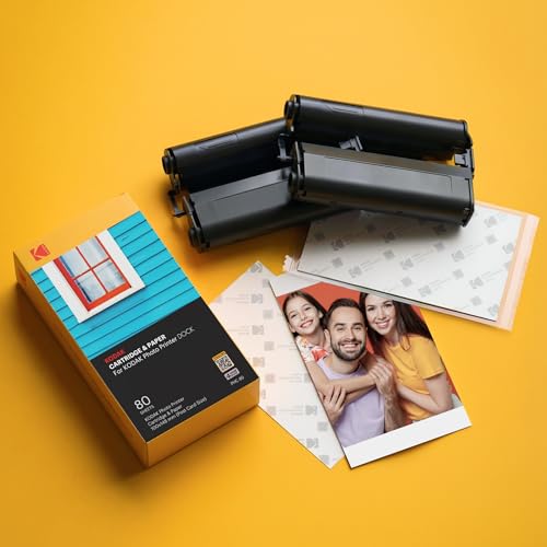 KODAK 4PASS Film-Kartridge(10x15cm) für KODAK Dock und Dock Plus, 80 Blatts