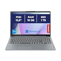 Lenovo IdeaPad Slim 3 Notebook 15,6” FHD (1920x1080), Intel Core i5-13420H, RAM 16GB, 1TB SSD, Grafica Integrata, WiFi 6, Windows 11 Home - Arctic Grey