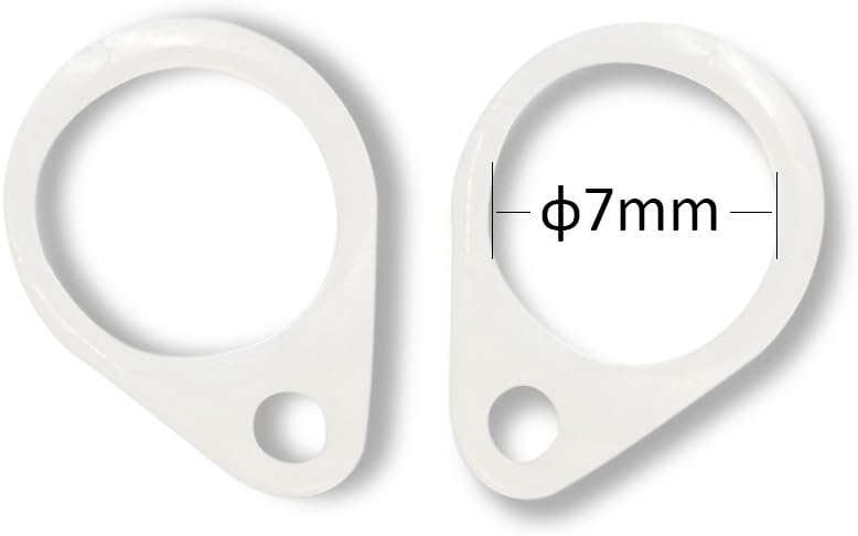 Soundlink Silicone Loops BTE Hearing Aid Clip Adaptor Hearing Aids Glasses Connectors Attachment (Three Pair) (7mm)