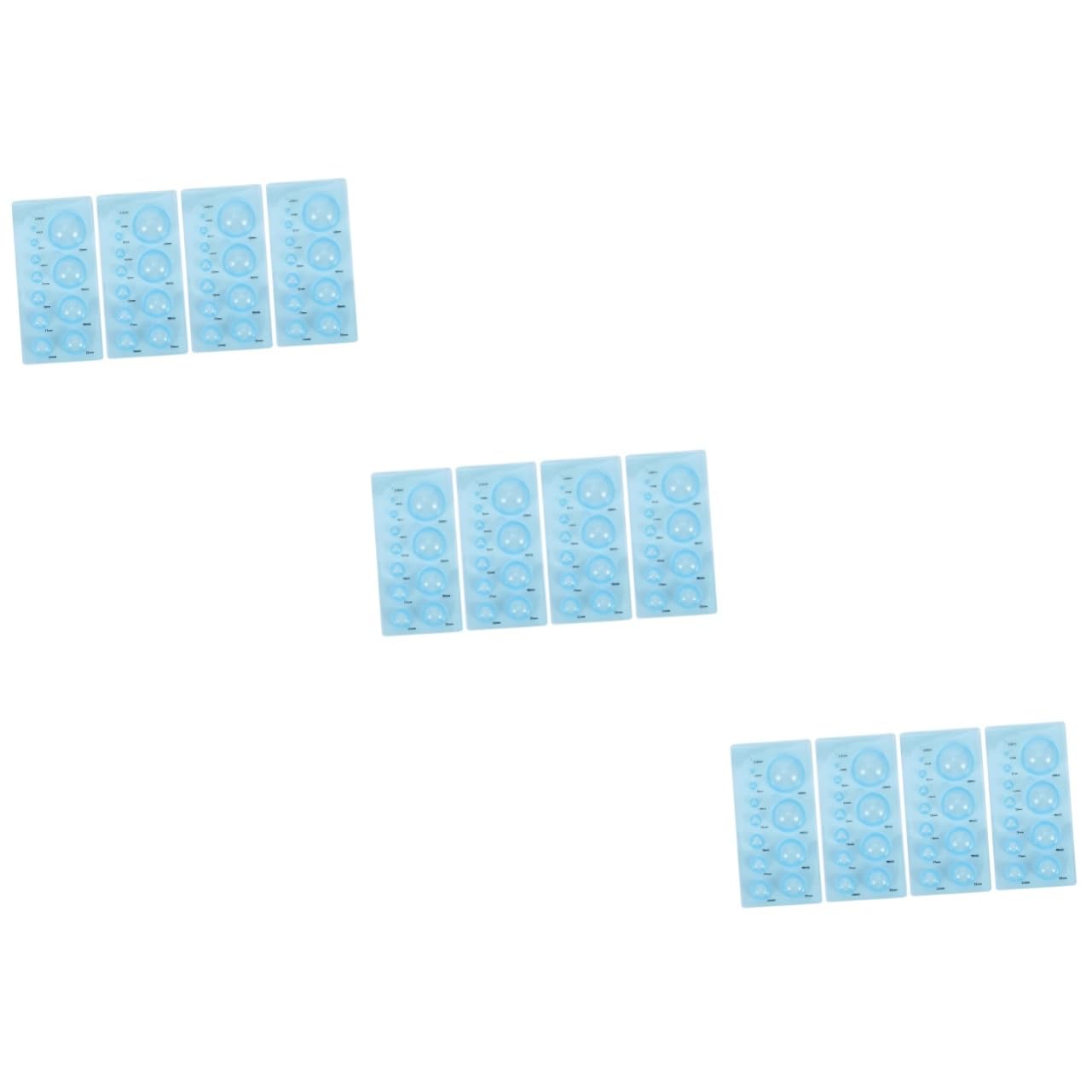 SHINEOFI 12stücke Papier Quilling Werkzeug Teiliges Kugelförmige Quilling Formen Für Papierhandwerk Leicht Und Tragbar Aus Robustem Material Für Kreative Bastelprojekte Mit Kindern
