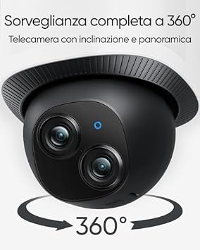 eufy Security S380 HomeBase (HomeBase 3) Floodlight Camera E340 Dual Cameras Wired Outdoor Security Camera, 3K Resolution, Pan & Tilt, 24/7 Recording