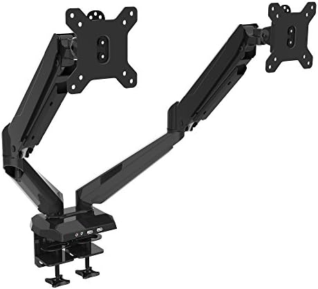 HFTEK - Monitor Mount With Gas Spring Arm For 15 To 34 Inch Screens