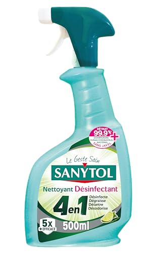 Sanytol Nettoyant Désinfectant Protection 4 Actions Fresh 500 ml