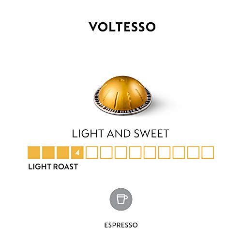 Nespresso Capsules VertuoLine, Voltesso , Delicate Roast Espresso Espresso, 50 Rely Espresso Pods, Brews 1.35 Ounce 3 41IL6f3UlrL
