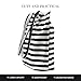 Corduroy Tote Bag Cute Tote Bags for Women Shoulder Bag with Inner Pocket for Work Beach Travel and Shopping Grocery (Black and White Stripes)