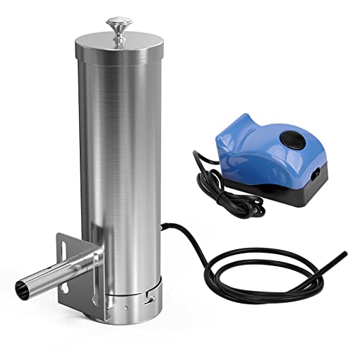 Stainless Steel Cold Smoke Generator, Portable Electric BBQ Smoker for smoking, food and meat smoker, Barbecue Tools for Hot and Cold Smoking