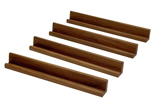 Set de 4 racks para dominó en nogal americano miniatura 5
