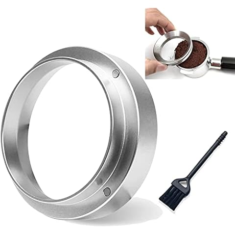 Kaffee Dosierring 51mm Espresso Trichter Kaffeepulver Siebträger Zubehör Aluminium Kaffee Trichter Dosierring Universal Kaffee Dosierring Cover