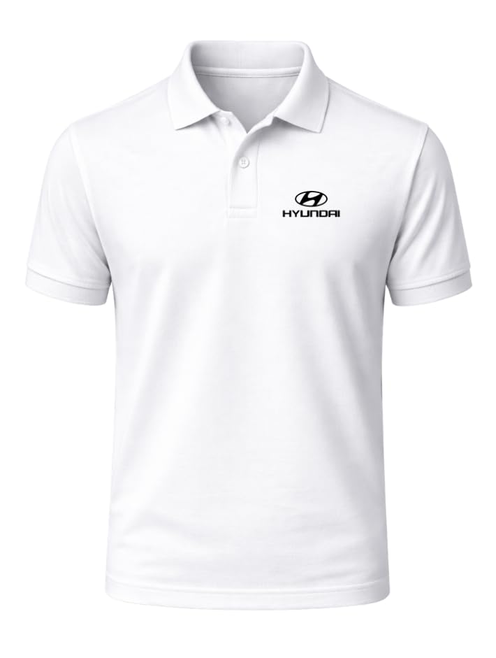 zoobang Branded Mens Half Sleeve Cotton Striped Polo T-Shirt for Mens || Branded Tshirt for Men Hyundai T-Shirt-picture-20