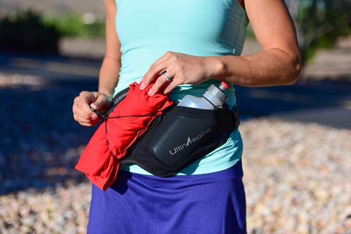 Ultraspire Essential Bottle Pack Hydration Belt (Pitch Black, Universal (Chest Size: 26″-43″)) #TOP4