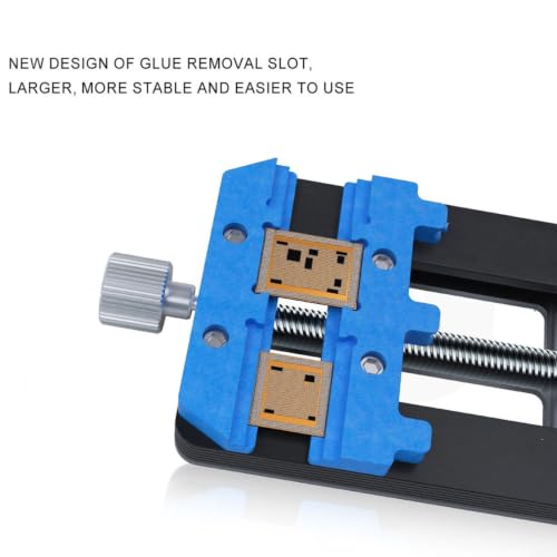 Soporte para PCB K23 estable con abrazadera de metal azul 7