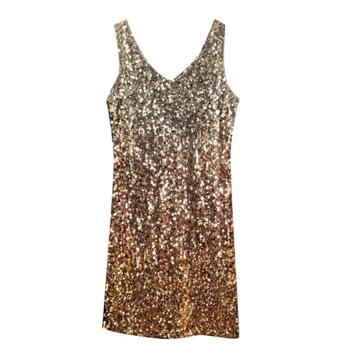 Robe à paillettes dégradée pour briller au carnaval et aux soirées