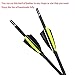 ZSHJGJR 50 Pack Archery Arrow Spiral Twist Wrap Full Length Feathers Left Wing Feathers Fletches Fletching (8-11inch) for Flu-Flu Arrows (Light Yellow)