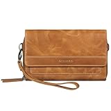 COMPATIBILITÉ PRATIQUE: Ce sac en cuir est conçu pour s'adapter à votre mode de vie actif. Que ce soit pour votre téléphone ou vos cartes, elle répond à tous vos besoins quotidiens.