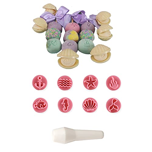 Carimbo Para Doces Brigadeiro Pasta Americana Carimbo Fundo do Mar