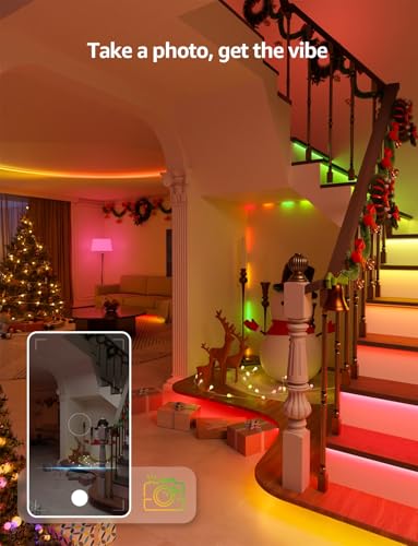 Lepro S1 AI Smart LED Strip Lights 10M RGB+IC, Works with Alexa & Google Assistant, Music Sync, Colour Changing, WiFi Bluetooth App Voice Control, Personalized AI Lighting Designer, Flexible LED Light - Image 4