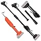 Akku Bodenhacke, 20 cm Arbeitsbreite, 10 cm Arbeitstiefe, 3 stufige Drehzahl, Elektrische Hacke mit Teleskopstiel, Unkrautstecher & Gartenrechen, Kabelloser Bodenlockerer Kompatibel mit Makita 21V