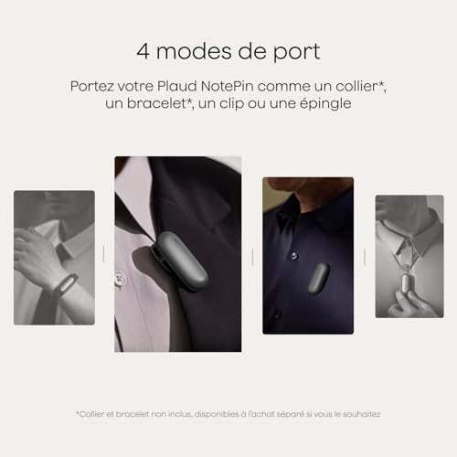 Plaud Note Pro und NotePin Paket, KI Digitales Diktiergerät App-Steuerung, KI-Notizgerät, KI-Transkription & Zusammenfassung