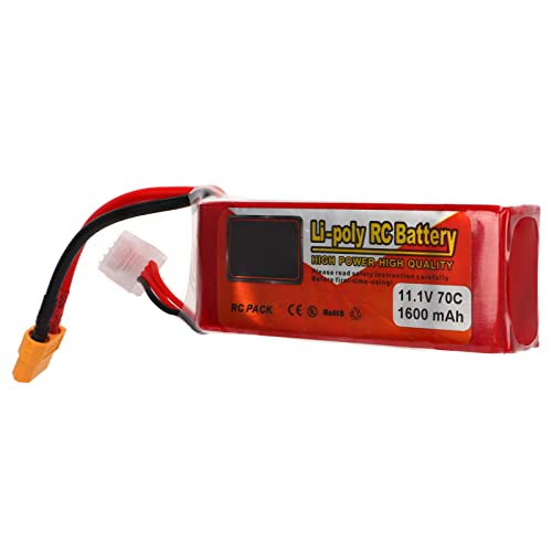Batería LiPo 1600mAh 3S Alomejor con Enchufe XT60 Soluciona Caídas de Tensión en FPV