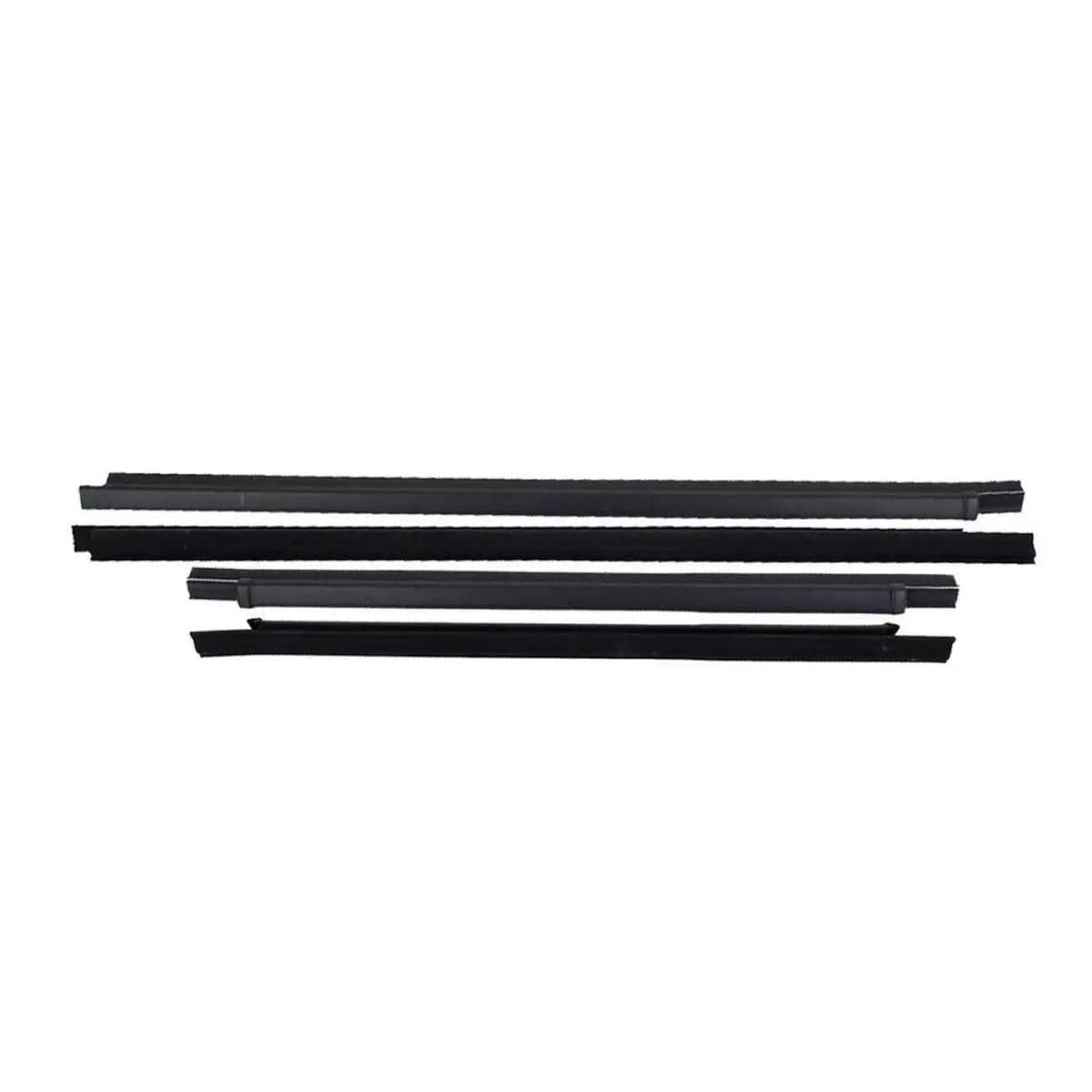 Syxlsjw One Color Sealing Strip 4Pcs Car Outer Windows Rubber Weatherstrip Sealing Strip For Toyota For 4Dr 4-Door 1998-2004