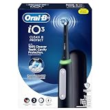 Oral-B iO 3 Clean & Protect Electric Toothbrush with Travel Case, Matte Black