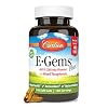 Carlson - E-Gems Plus, 400 IU (268 mg), Natural-Source Vitamin E, Optimal Wellness, 140 Soft Gels
