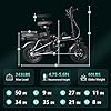 Zylvro 14" Foldable Electric Bike for Adults, 48V 10Ah Removable Battery, 400W Motor, Triple Shock Absorbers, Dual Disc Brakes, Adjustable Seat/Handlebar, Compact Commuter Design #1
