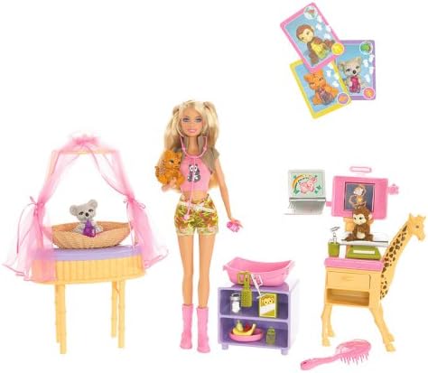 Barbie Mattel I Can Be Zoo Doctor Playset