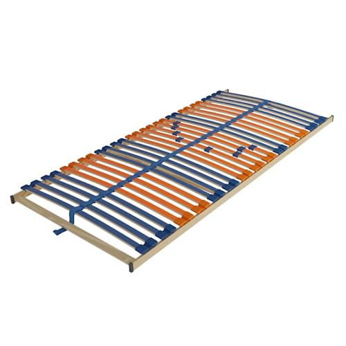Emma Essentials Selbstmontierter Lattenrost 100x200cm - 28 Latten Stabiler Lattenrost - 30-Nächte Schlafprobe