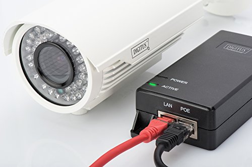 Injecteur DIGITUS PoE+ Gigabit Ethernet haute performance IEEE802.3at 48V