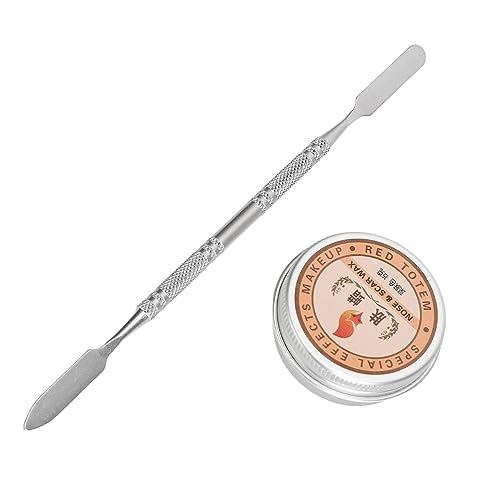 Oytrui Kit de Cera de Cicatriz de Halloween, Efectos Especiales, Kit de Cera de Piel Falsa para Efectos Especiales, Maquillaje Teatral y Color de Feria de Halloween