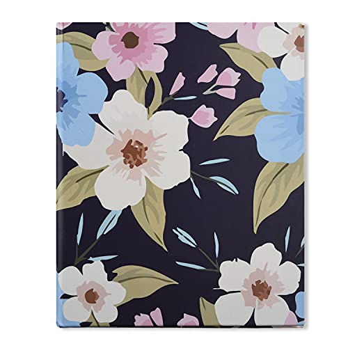 Image of Papboo Dark Floral Hardcover Notebook Diary, (22 X 17.5 cm, 80 GSM, 140 Single Ruled Pages) Journal, Gift