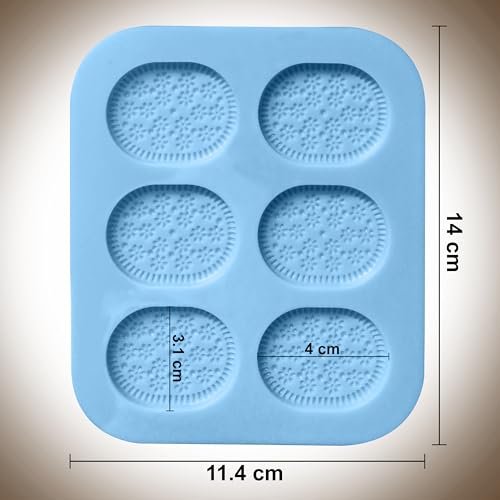 Image of MoldBerry Cookies Mould Ovel Shape Chocolate Mould for Biscuit Making Silicone Mould Handmade Resin Arts