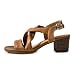 Imagen de JOMIX Sandalias de Tacón Mujer Sandalias Elegantes y Cómodas Tacón Ancho Tiras Cruzadas y Tira Trasera Zapatos Abiertos para Verano Oficina y Ciudad Camello 39