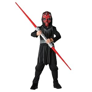 Rubie's Official 881216S Disney Star Wars Darth Maul-Kostüm für Kinder, Größe L, Alter 7-8 Jahre