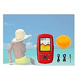 Kabelloser Fischfinder Sonarsensor Tragbare Fischfinder LCD-Display Tiefenmesser zum Angeln Eisfischen Kajakfischen