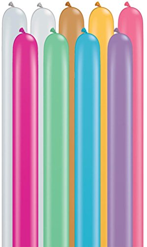 Qualatex 260Q Twisting Balloons, Entertainer Assortment - Pack of 100