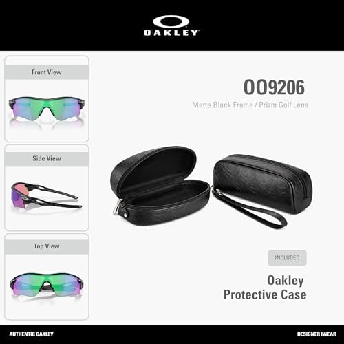 Oakley Men's OO9206 Radarlock Path Asian Fit Wrap Sunglasses